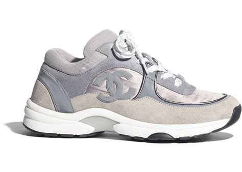 grey and black chanel sneakers|Chanel sneakers price.